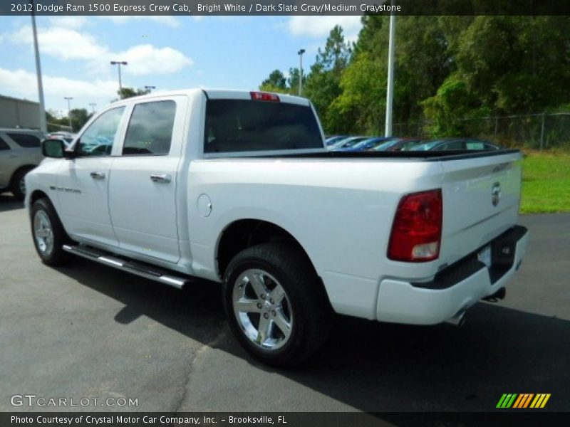 Bright White / Dark Slate Gray/Medium Graystone 2012 Dodge Ram 1500 Express Crew Cab