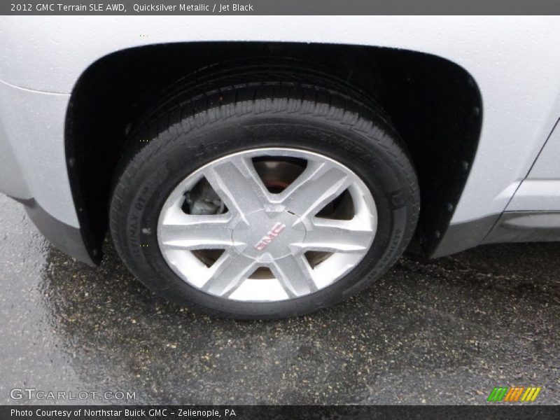 Quicksilver Metallic / Jet Black 2012 GMC Terrain SLE AWD