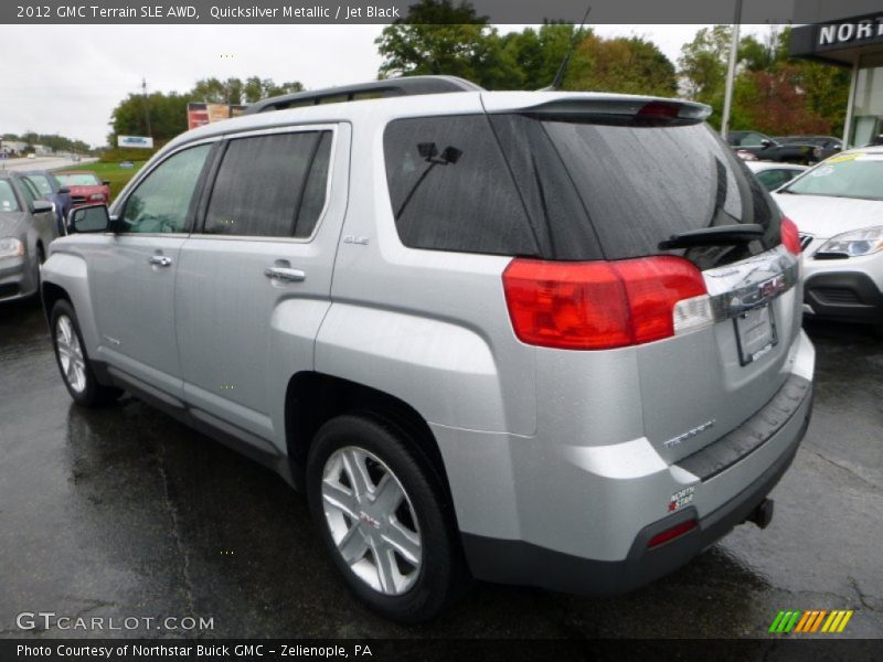 Quicksilver Metallic / Jet Black 2012 GMC Terrain SLE AWD