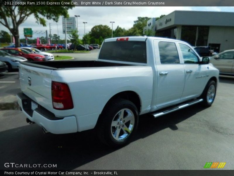 Bright White / Dark Slate Gray/Medium Graystone 2012 Dodge Ram 1500 Express Crew Cab