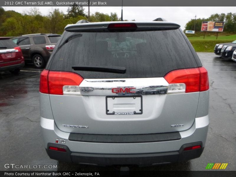 Quicksilver Metallic / Jet Black 2012 GMC Terrain SLE AWD