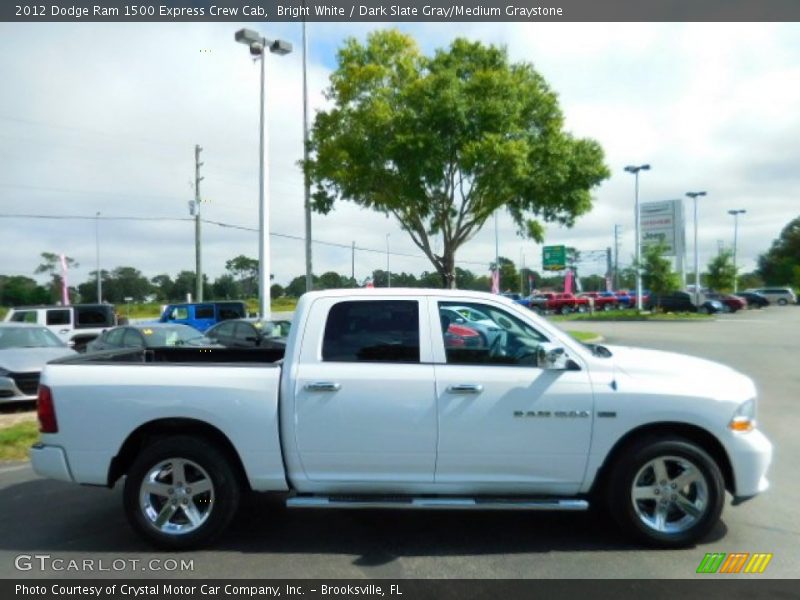 Bright White / Dark Slate Gray/Medium Graystone 2012 Dodge Ram 1500 Express Crew Cab