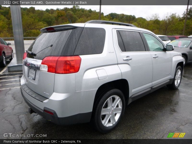 Quicksilver Metallic / Jet Black 2012 GMC Terrain SLE AWD