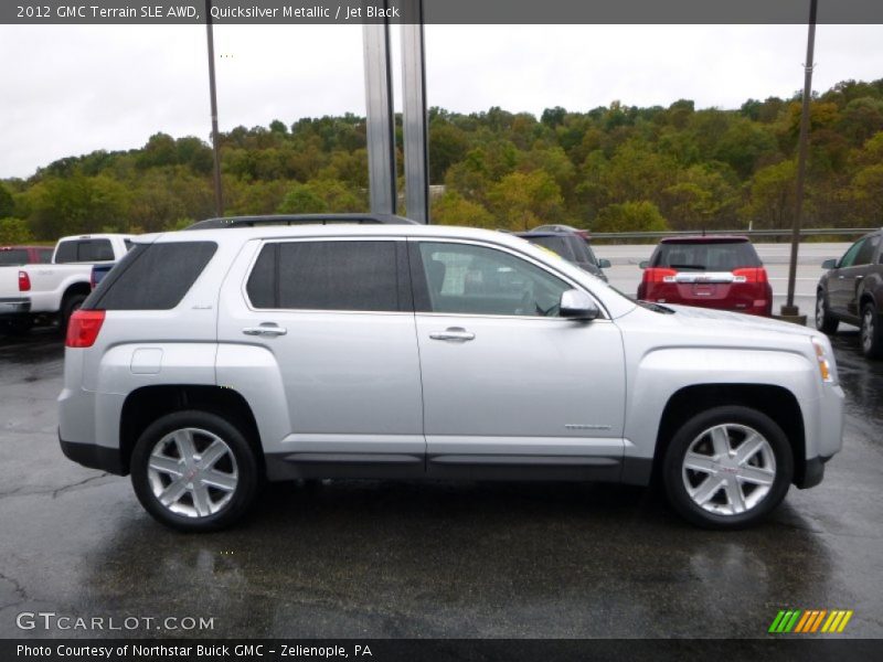 Quicksilver Metallic / Jet Black 2012 GMC Terrain SLE AWD