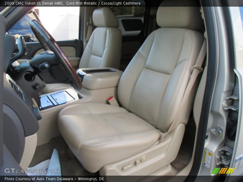  2009 Yukon XL Denali AWD Cocoa/Light Cashmere Interior