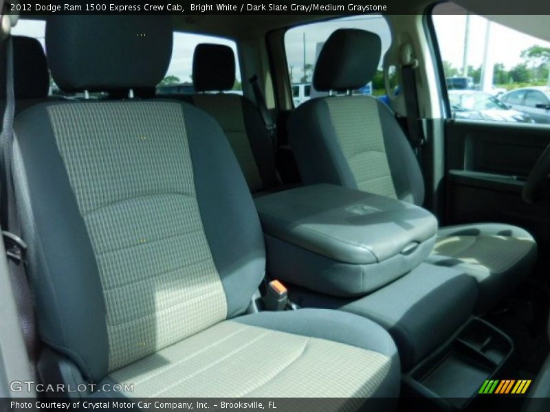 Bright White / Dark Slate Gray/Medium Graystone 2012 Dodge Ram 1500 Express Crew Cab