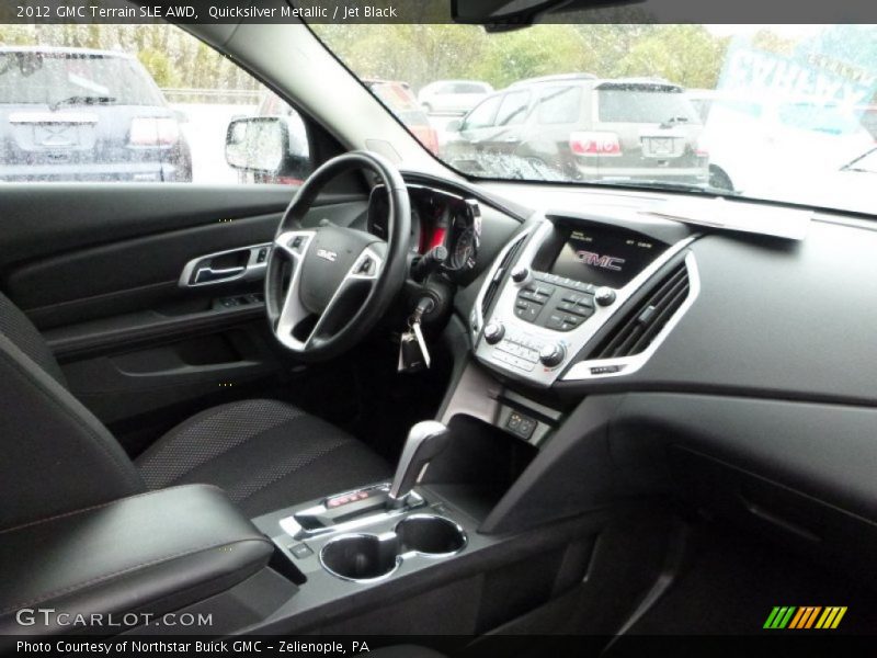 Quicksilver Metallic / Jet Black 2012 GMC Terrain SLE AWD