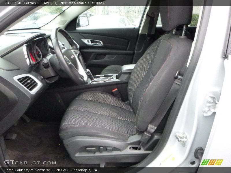 Quicksilver Metallic / Jet Black 2012 GMC Terrain SLE AWD