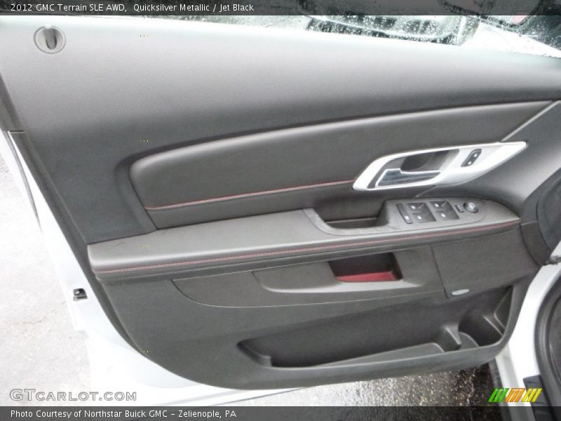 Quicksilver Metallic / Jet Black 2012 GMC Terrain SLE AWD