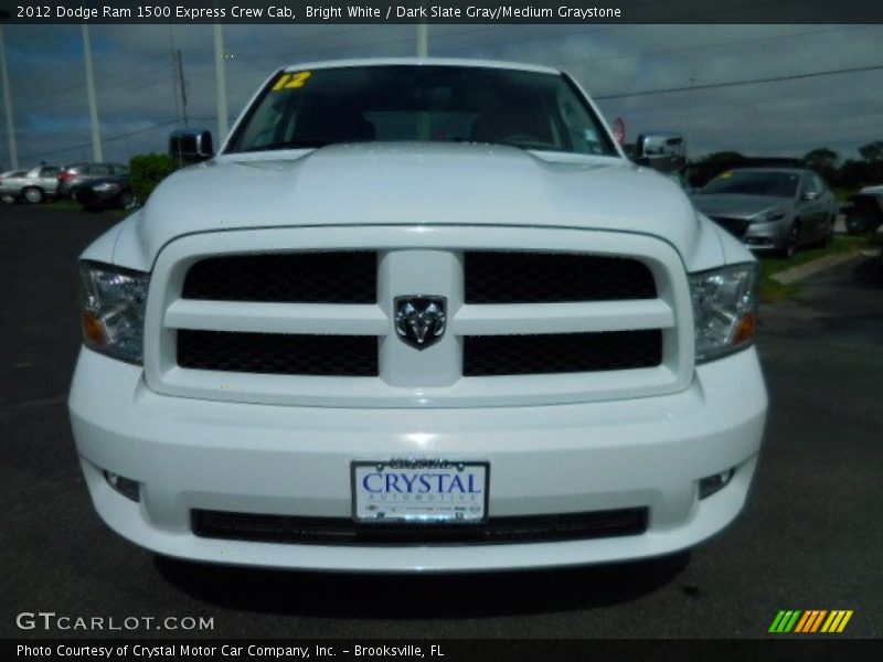 Bright White / Dark Slate Gray/Medium Graystone 2012 Dodge Ram 1500 Express Crew Cab