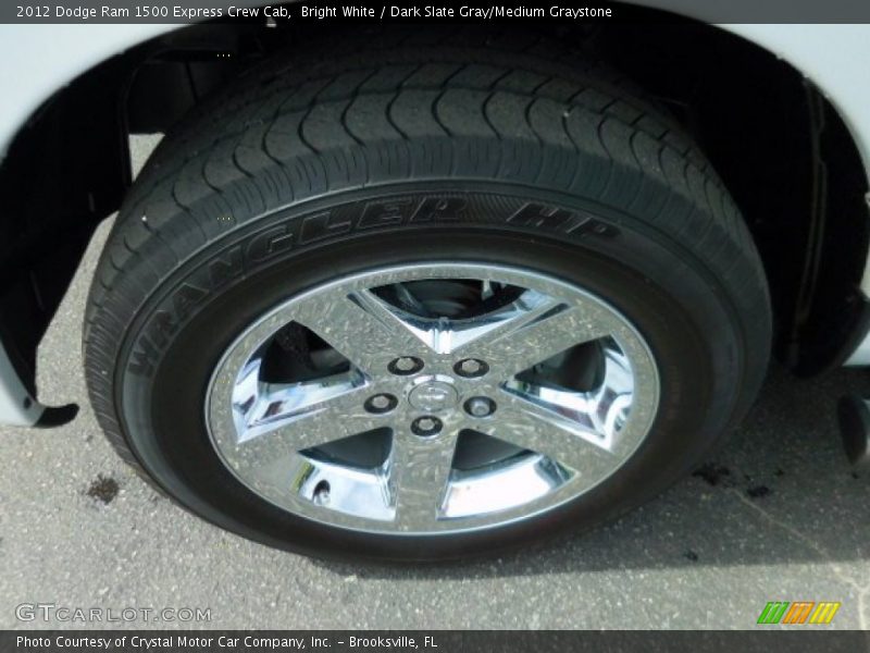 Bright White / Dark Slate Gray/Medium Graystone 2012 Dodge Ram 1500 Express Crew Cab