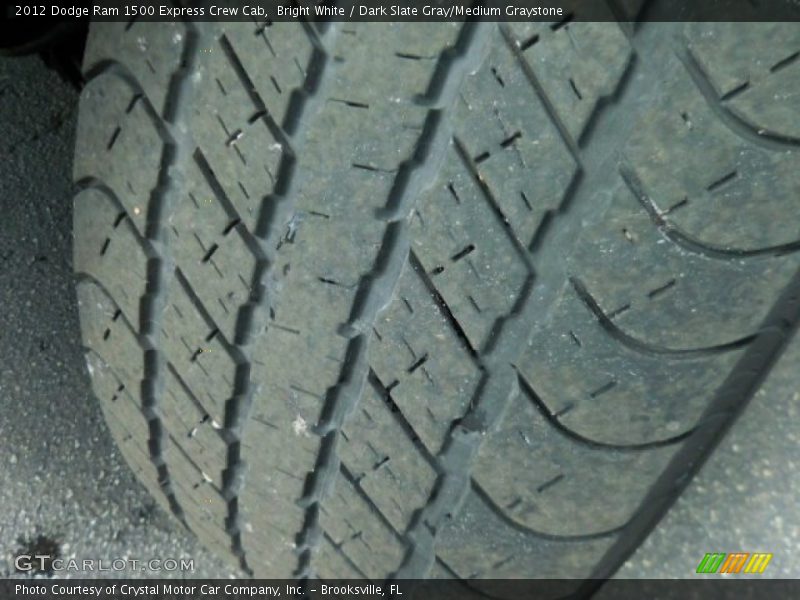 Bright White / Dark Slate Gray/Medium Graystone 2012 Dodge Ram 1500 Express Crew Cab