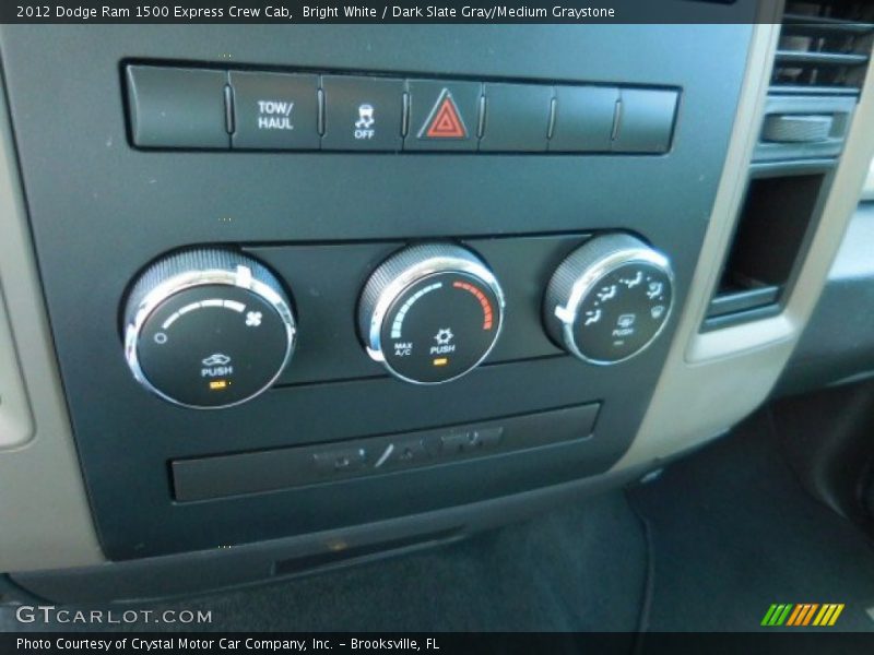 Bright White / Dark Slate Gray/Medium Graystone 2012 Dodge Ram 1500 Express Crew Cab