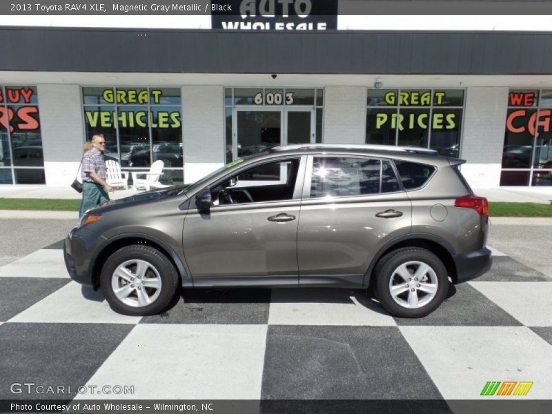 Magnetic Gray Metallic / Black 2013 Toyota RAV4 XLE