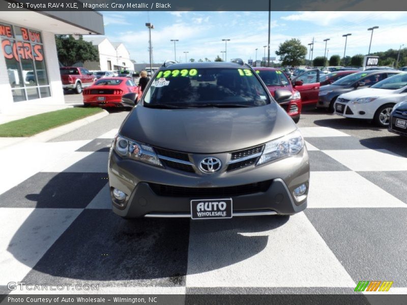 Magnetic Gray Metallic / Black 2013 Toyota RAV4 XLE