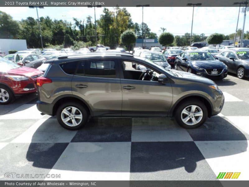 Magnetic Gray Metallic / Black 2013 Toyota RAV4 XLE