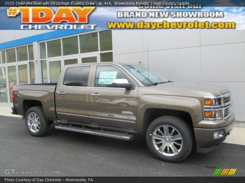 Brownstone Metallic / High Country Saddle 2015 Chevrolet Silverado 1500 High Country Crew Cab 4x4
