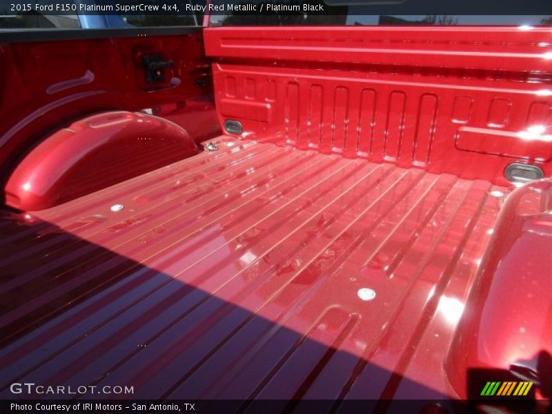 Ruby Red Metallic / Platinum Black 2015 Ford F150 Platinum SuperCrew 4x4
