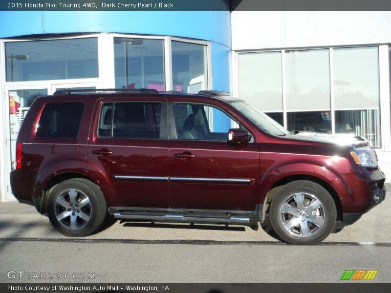 Dark Cherry Pearl / Black 2015 Honda Pilot Touring 4WD