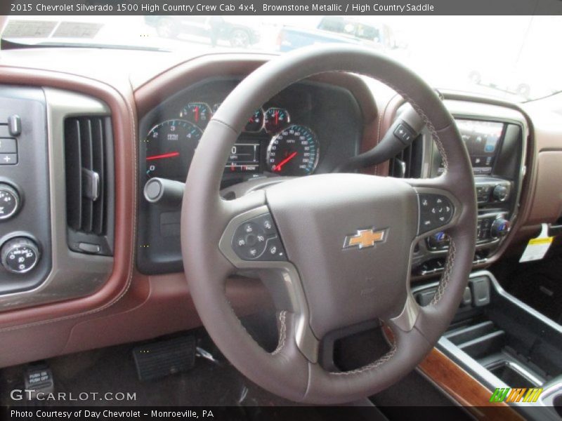 Brownstone Metallic / High Country Saddle 2015 Chevrolet Silverado 1500 High Country Crew Cab 4x4