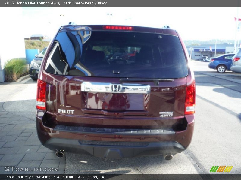 Dark Cherry Pearl / Black 2015 Honda Pilot Touring 4WD