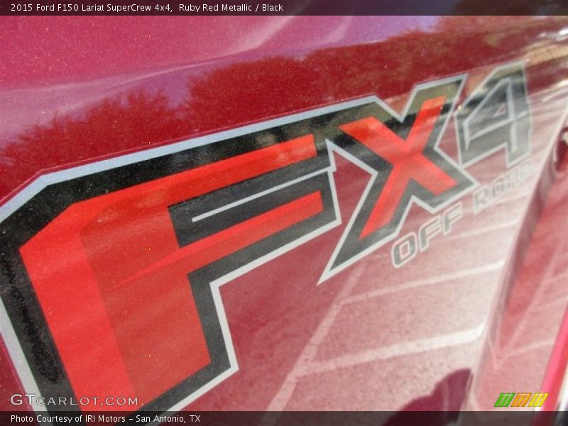 Ruby Red Metallic / Black 2015 Ford F150 Lariat SuperCrew 4x4