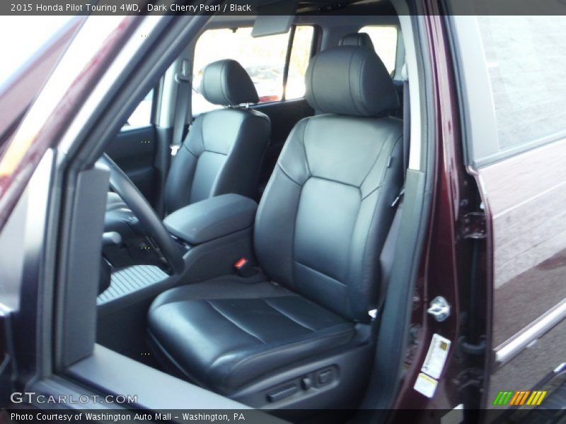 Dark Cherry Pearl / Black 2015 Honda Pilot Touring 4WD