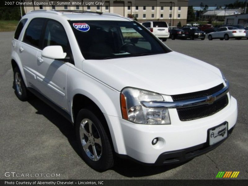 Summit White / Light Gray 2007 Chevrolet Equinox LT