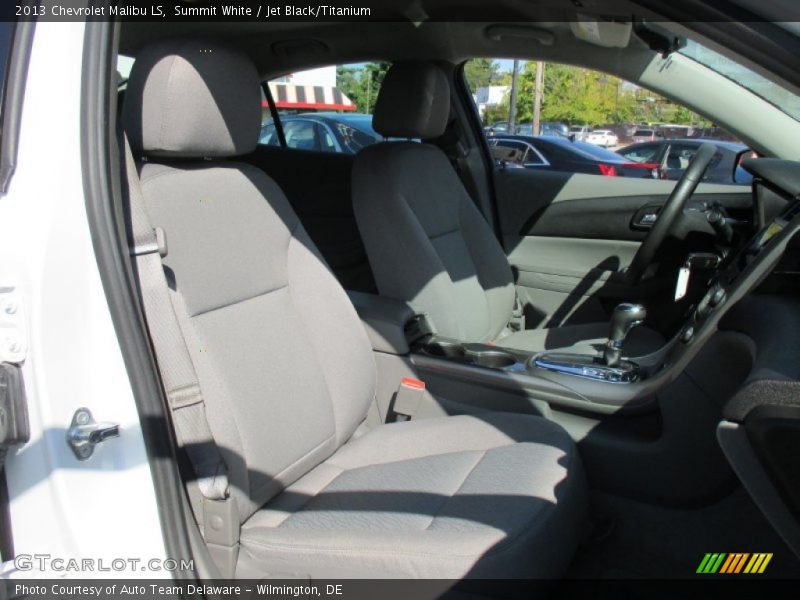 Summit White / Jet Black/Titanium 2013 Chevrolet Malibu LS