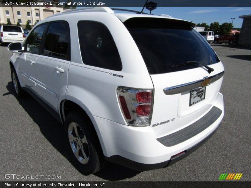 Summit White / Light Gray 2007 Chevrolet Equinox LT