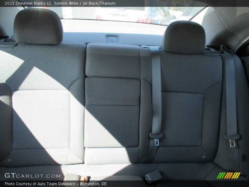 Summit White / Jet Black/Titanium 2013 Chevrolet Malibu LS