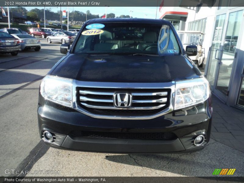 Crystal Black Pearl / Gray 2012 Honda Pilot EX 4WD