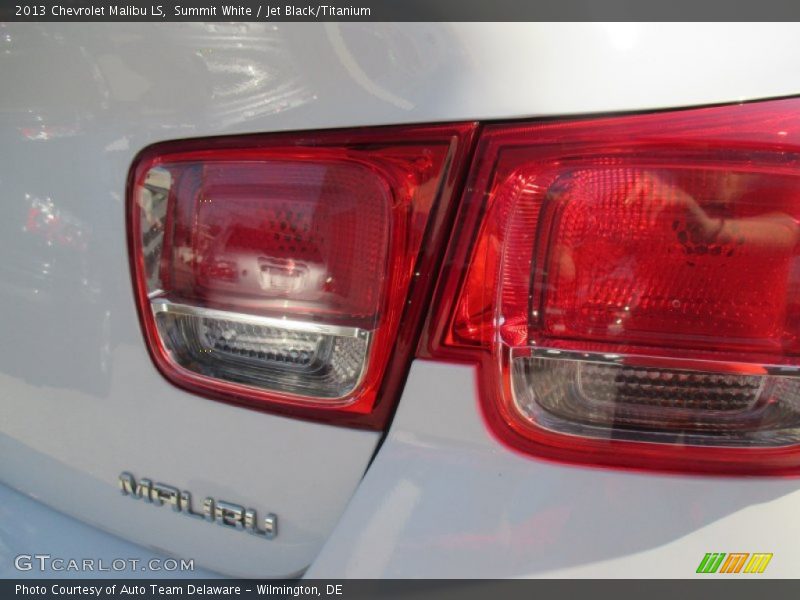 Summit White / Jet Black/Titanium 2013 Chevrolet Malibu LS