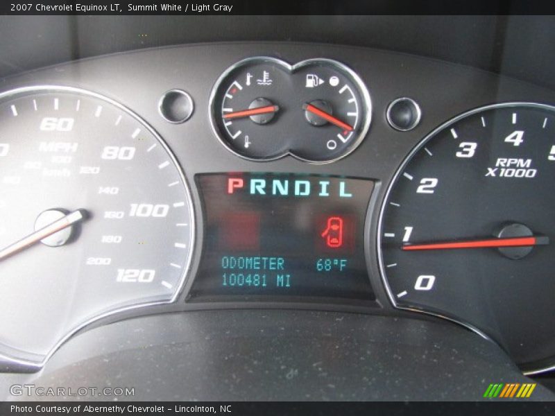 Summit White / Light Gray 2007 Chevrolet Equinox LT