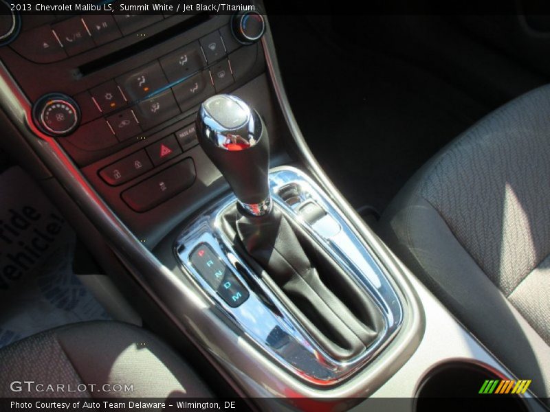 Summit White / Jet Black/Titanium 2013 Chevrolet Malibu LS