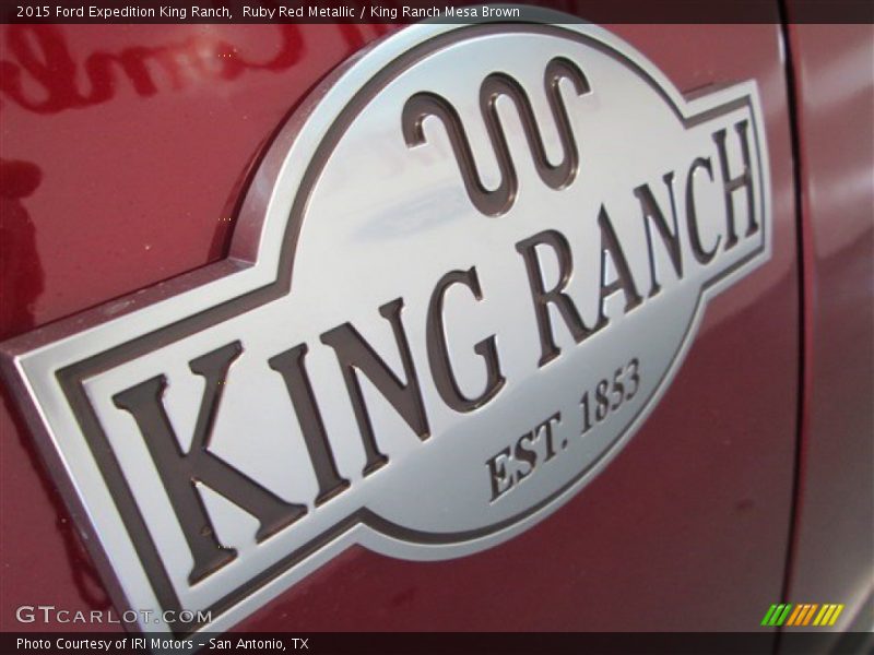 Ruby Red Metallic / King Ranch Mesa Brown 2015 Ford Expedition King Ranch
