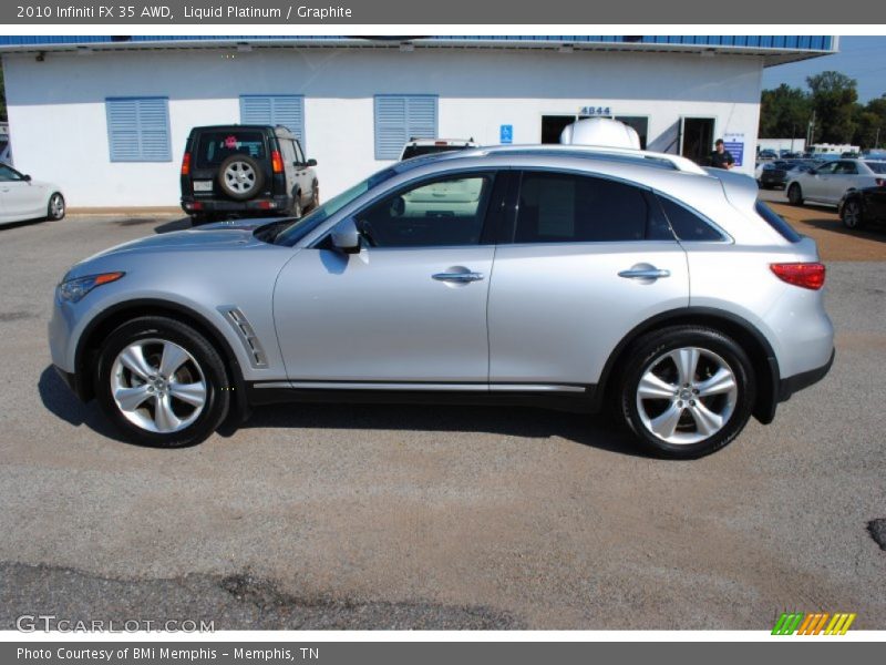 Liquid Platinum / Graphite 2010 Infiniti FX 35 AWD