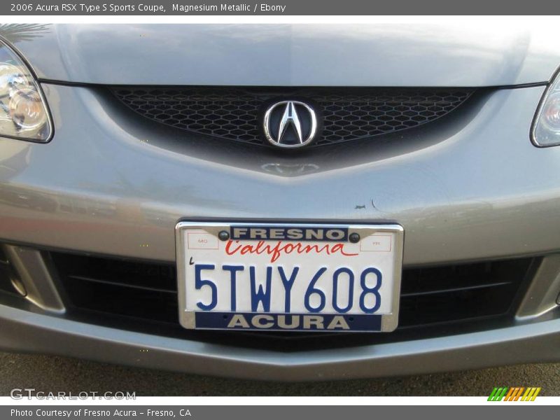 Magnesium Metallic / Ebony 2006 Acura RSX Type S Sports Coupe