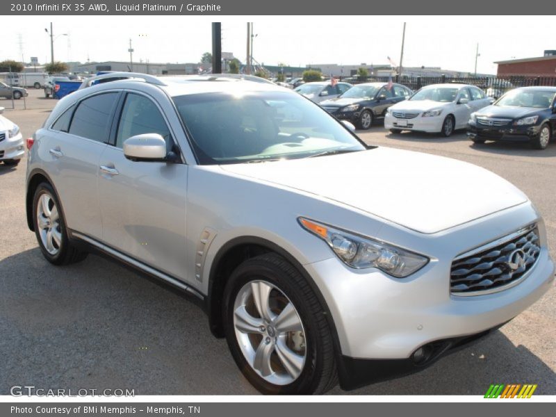 Liquid Platinum / Graphite 2010 Infiniti FX 35 AWD
