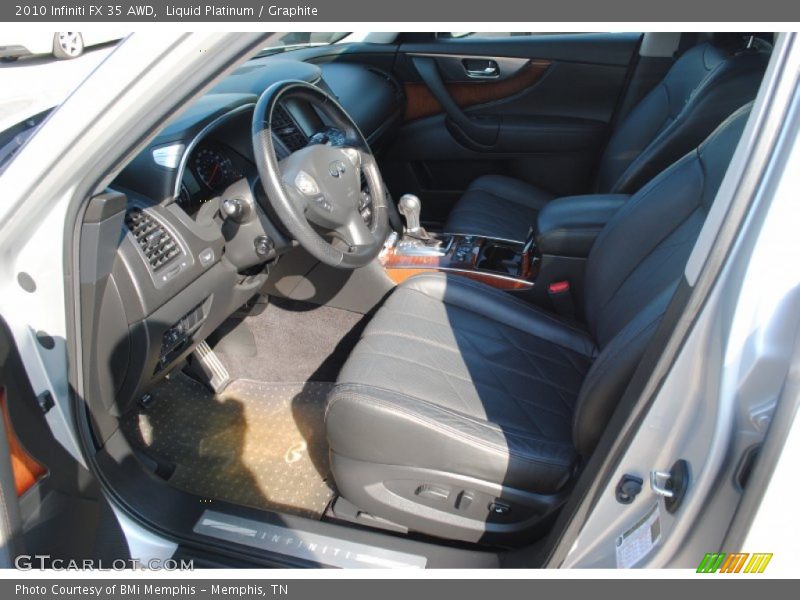 Liquid Platinum / Graphite 2010 Infiniti FX 35 AWD
