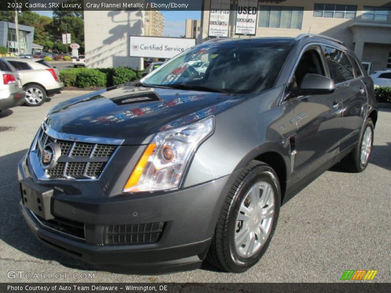 Gray Flannel Metallic / Ebony/Ebony 2012 Cadillac SRX Luxury