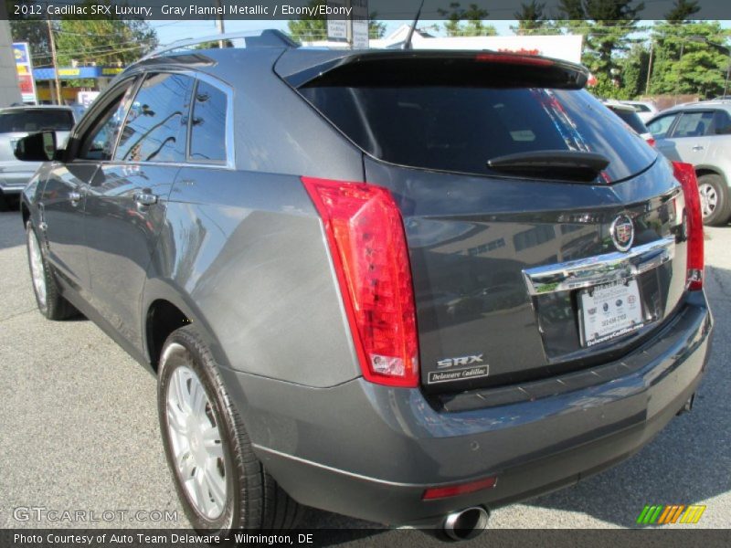 Gray Flannel Metallic / Ebony/Ebony 2012 Cadillac SRX Luxury