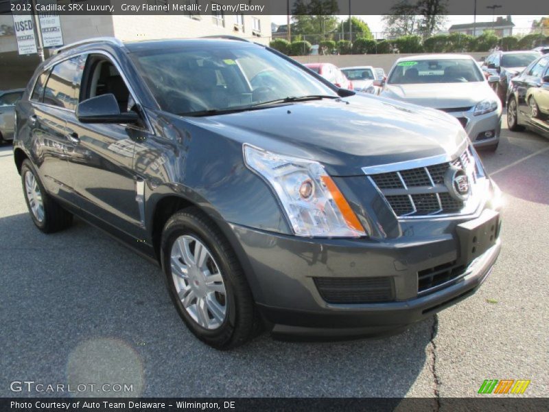 Gray Flannel Metallic / Ebony/Ebony 2012 Cadillac SRX Luxury