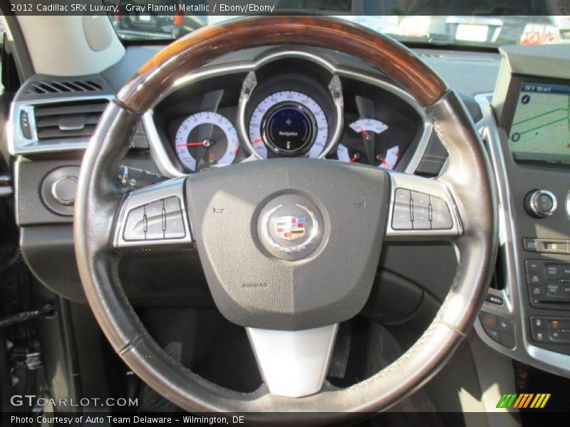 Gray Flannel Metallic / Ebony/Ebony 2012 Cadillac SRX Luxury