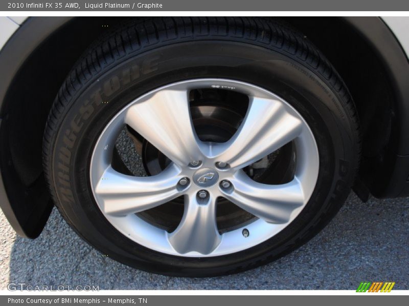 Liquid Platinum / Graphite 2010 Infiniti FX 35 AWD