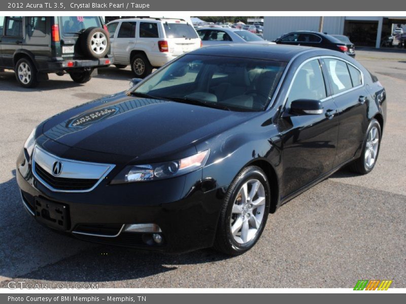 Crystal Black Pearl / Taupe 2012 Acura TL 3.5