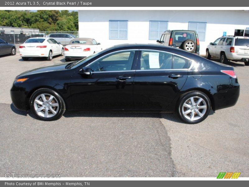 Crystal Black Pearl / Taupe 2012 Acura TL 3.5