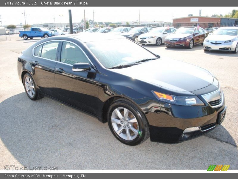 Crystal Black Pearl / Taupe 2012 Acura TL 3.5