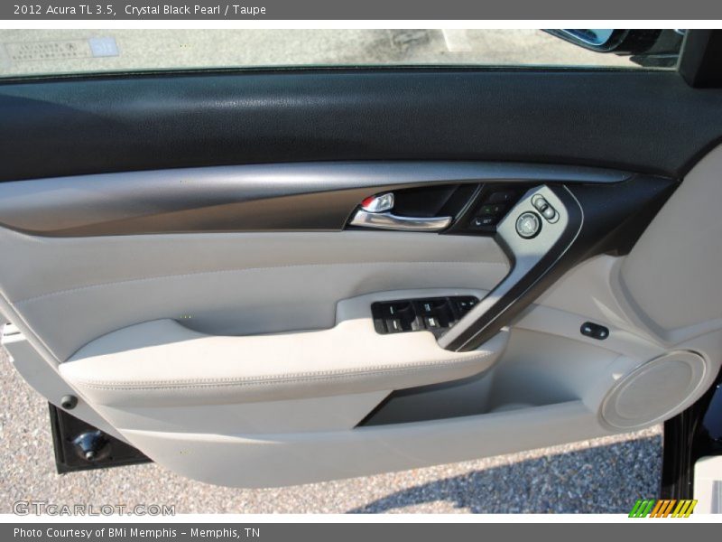 Crystal Black Pearl / Taupe 2012 Acura TL 3.5