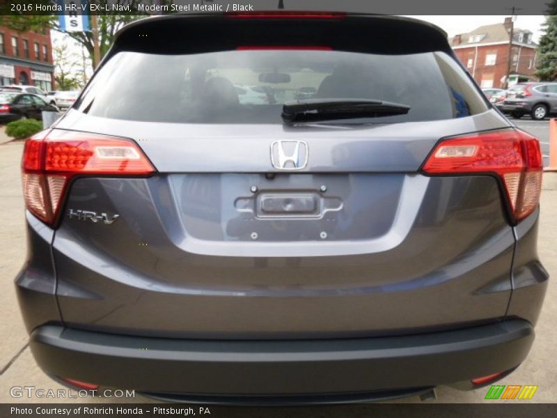 Modern Steel Metallic / Black 2016 Honda HR-V EX-L Navi